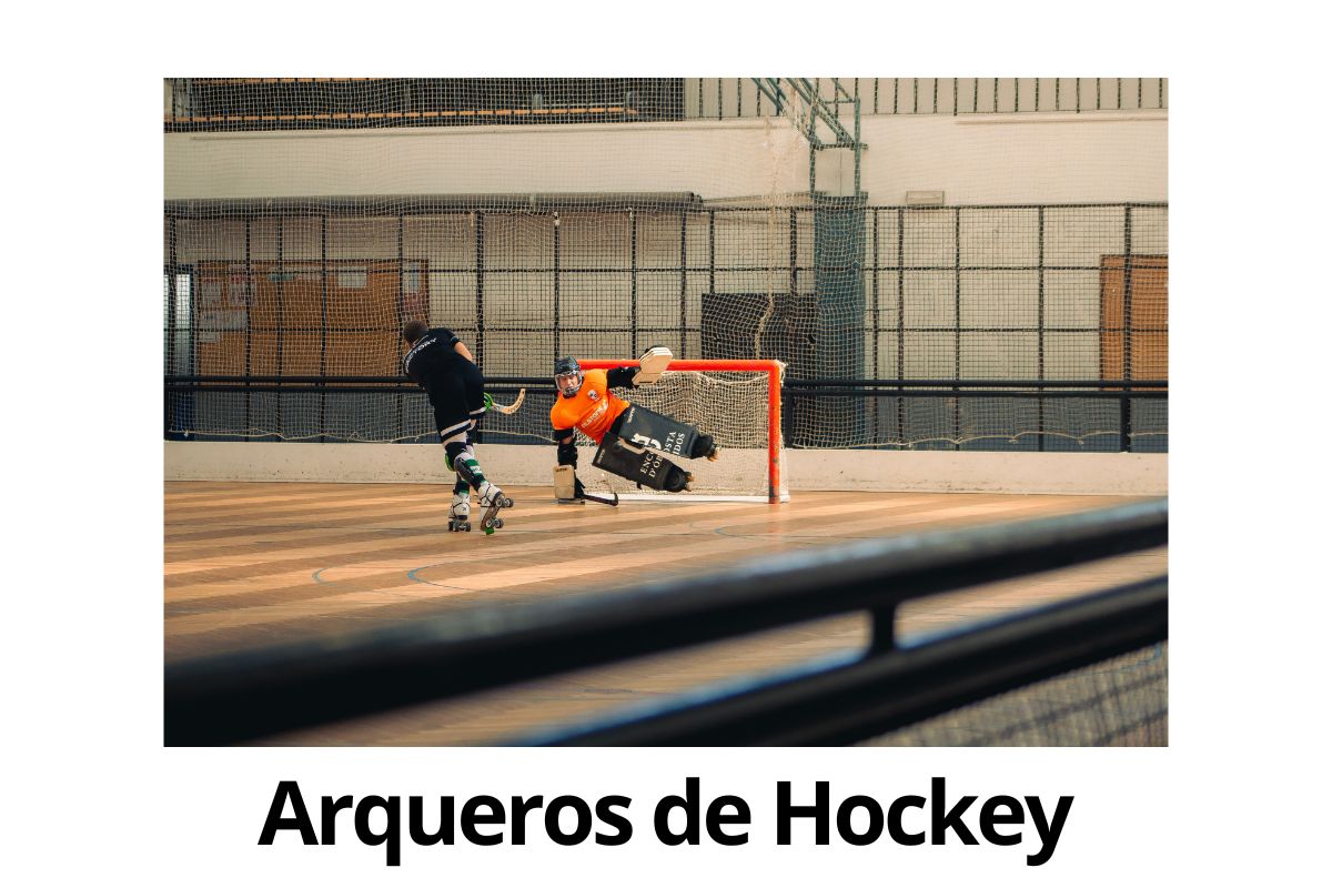 Entrenamiento de Arqueros de Hockey Patines