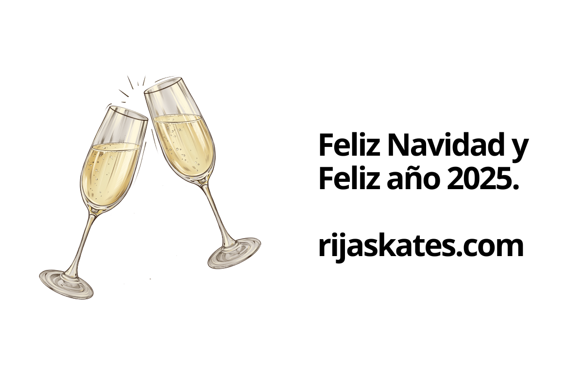 Patinando llegamos al 2025. Felices Fiestas
